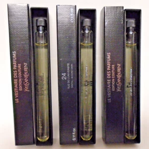 3 Pcs. Yves Saint Laurent Le Vestiaire des Parfums 24 Rue de L'Université 3.5ml - Picture 1 of 7