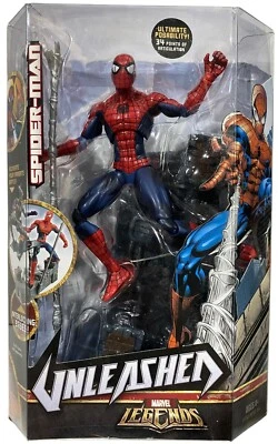 Marvel Legends Unleashed Disfraz Original Spider-Man 8" Figura de Acción NUEVO 2007 Foto 1 de 4