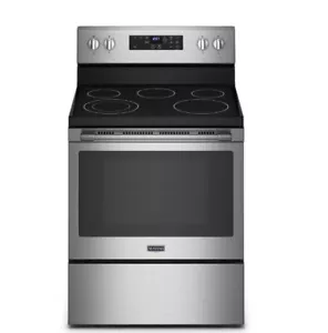 Maytag 30" Freestanding Stainless Electric 5 Element Range - MER4600LS - Picture 1 of 5