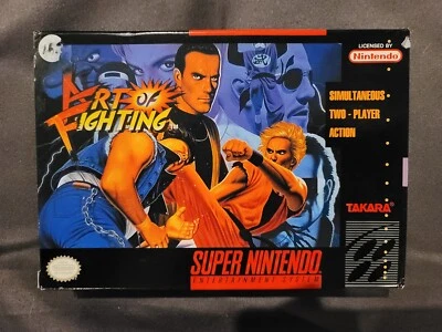 Art of Fighting for Super Nintendo SNES Complete In Box Near Mint Shape - Image 1 of 4