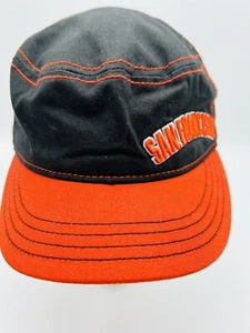 San Francisco Giants Adjustable Pillbox Hat Cap Black Orange Genuine Merchandise - Picture 1 of 8