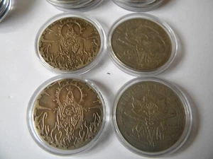 Gepaarte Münzen - Königin des Todes & Caduceus - Morgan Dollars - Bild 1 von 3