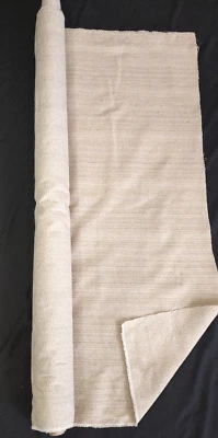 6 yards Beige Woven Upholstery Fabric for Sofa/Dining Chair Width 56 in - Image 1 of 3