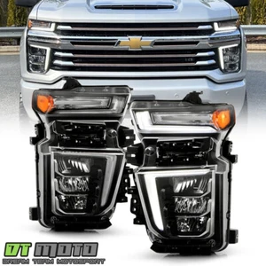 For 2020-2023 Chevy Silverado 2500HD 3500HD LED Headlights Headlamps Left+Right - Picture 1 of 10