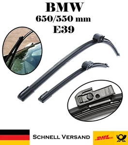BMW E39 Aero Premium Qualität Scheibenwischer Satz 650/550mm - 5er + 5er Touring - Picture 1 of 4