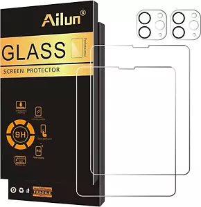 4 in 1 Tempered Glass for iPad Pro 12.9 4th / 5th Gen,for screen and Camera lens - Picture 1 of 6