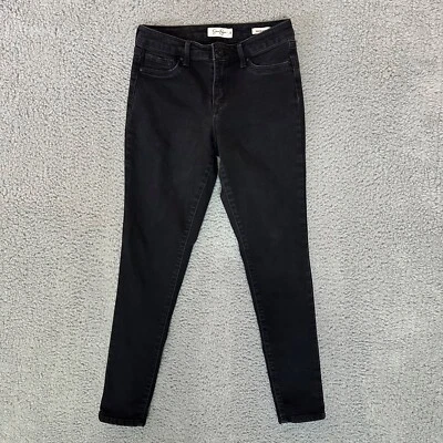 Pantalones de mezclilla elásticos Jessica Simpson Kiss Me súper ajustados para mujer negros talla 28 Foto 1 de 4
