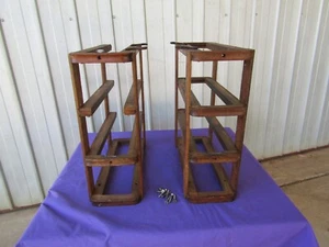Singer Drawer Racks Treadle Sewing Cabinet 1915 Tiger Oak Antique - Picture 1 of 6