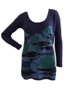 LOUISE GOLDIN X TOPSHOP WOOL MIX KNIT OVERSIZED JUMPER UK 6 EU 34 US 2 XS BNWT - Picture 1 of 12