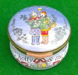 CRUMMLES 1987 THE HOLLY & THE IVY ANNO DOMINI TRINKET BOX - LIMITED EDITION. - Picture 1 of 12