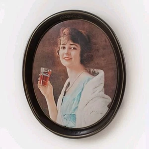 1923 Drink Coca-Cola Advertising Tray 1973 Repro Delicious and Refreshing - Picture 1 of 12