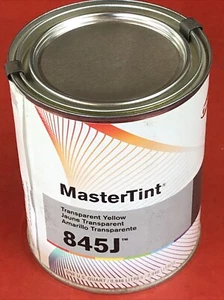 1 QUART AXALTA DUPONT CROMAX MASTERTINT 845J TRANSPARENT YELLOW TINT TONER COLOR - Picture 1 of 4