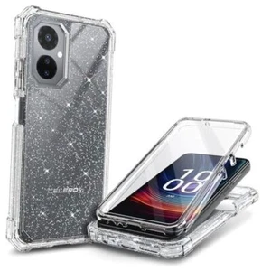Designed for Boost Mobile Celero 5G 2024 Case with [Built Crystal Glitter Gem - Picture 1 of 7
