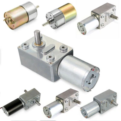 MECO DC 12V 0.6-200RPM High Torque Turbo Turbine Worm Gear Box Electric Drive Motor