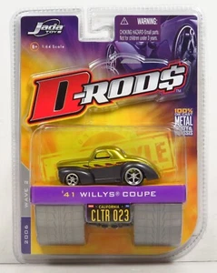Coche fundido a presión Jada D-Rods Wave 2 1941 Willys 41 cupé Hot Rod #023 1:64 - Imagen 1 de 7