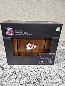 NFL Kansas City Chiefs Whiskey Box Gift Set - Picture 1 of 4