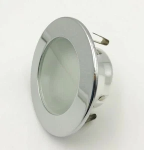 3 Inch Recessed Can Light,Shower Trim Frosted Lens Chrome Rring,33007CH - Picture 1 of 2