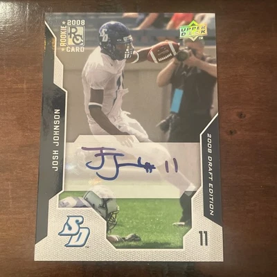 Josh Johnson 2008 Upper Deck Draft Edition RC Auto - Image 1 of 2