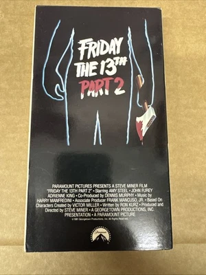 Friday the 13th - Part 2 1981 (VHS, 1994) Recorded In SP Mode Foto 1 de 4