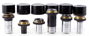 Lote 6 objetivos MICROSCOPIO diferentes RMS Mount CARL ZEISS JENA excelente estado - Imagen 1 de 4
