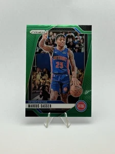 Pistones Panini Prizm Marcus Sasser #21 Green Prizm Detroit 2024-25 - Imagen 1 de 2