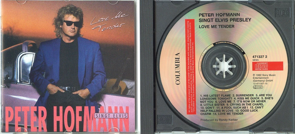 PETER HOFMANN singt Elvis Presley Love Me Tender 1992 CD wie NEU Richard Wagner - Bild 1 von 1