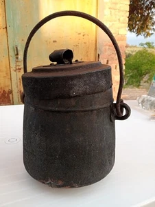 Paiolo in rame per camino - Foto 1 di 4