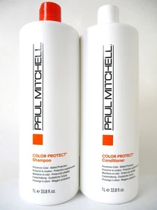Paul Mitchell Color Protect Daily Shampoo and Conditioner Liter Duo 33.8 oz - Picture 1 of 2
