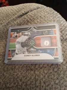 Corey Clubber 2022 Topps Tribute Stamp Of Approval #SOA-CK Jersey 196/199 - Picture 1 of 3
