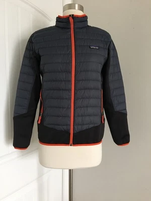 PATAGONIA DUCK DOWN BLUE BLACK KIDS JACKET SIZE 14 XL - Image 1 of 4