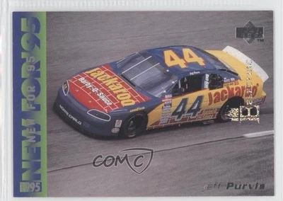 1995 Upper Deck New for '95 Silver Signatures/Electric Silver Jeff Purvis #293 - Image 1 of 2