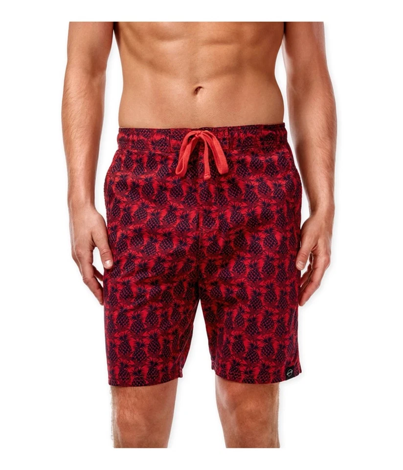 Pantalones cortos de natación de piña vintage resistentes a la intemperie para hombre Foto 1 de 1