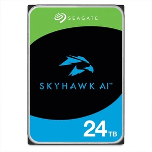 Seagate Skyhawk AI 24 TB Video Internal Hard Drive HDD – 3.5 Inch SATA 6 Gb/s 51 - Photo 1/8