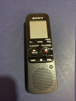 Sony Digital Voice Recorder IC Recorder ICD-PX333 Black LEAKED BATTERY UNTESTED - Image 1 of 3