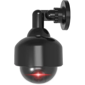 Dummy Fake Security Dome Camera with 1 Flashing Red LED Light and Security Al... - Picture 1 of 8