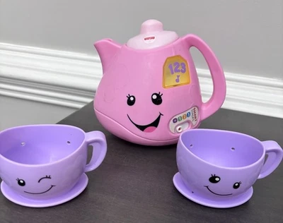 Fisher Price Tea For Two Laugh and Learn Juguete Juego de Servir Canciones Suena 6-36 Mos Foto 1 de 4