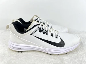 Nike Lunar Command 2 Golfschuhe Herren Größe 9 Stollen Weiß Schnürschuhe 849968-100 - Bild 1 von 10
