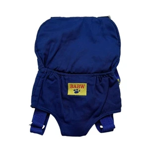 BUILD A BEAR Blue Soft Sided Carrier Backpack Retired Style BAB One Size - Picture 1 of 4