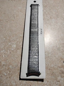 Correa de reloj Prestoflex vintage de acero inoxidable de 18 mm - Imagen 1 de 5