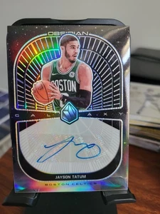 Jayson Tatum 2019-20 Panini Obsidian Galaxy Firme 09/35 #GA-JTT CELTICS - Foto 1 di 3