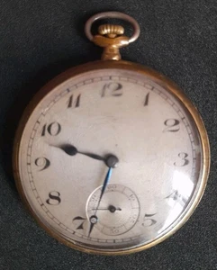 Vintage Pocket Watch - Swiss Made - Gold Filled - Not Working - Spares Or Repair - Picture 1 of 18