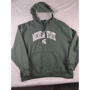Champion Michigan State Spartans Hoodie Sweatshirt Mens 2XL Green - Picture 1 of 3