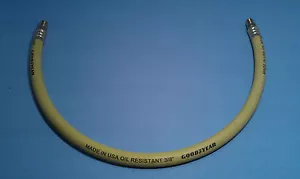 Goodyear USA 2 Foot 3/8 Inch 250 PSI Oil Resistant Rubber Air Hose Pigtail Whip - Picture 1 of 2