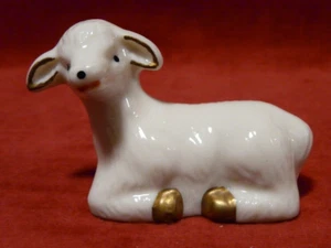 JC Penney Spirit Of The Season Porzellan Krippe Lamm Ersatzstück - Bild 1 von 5