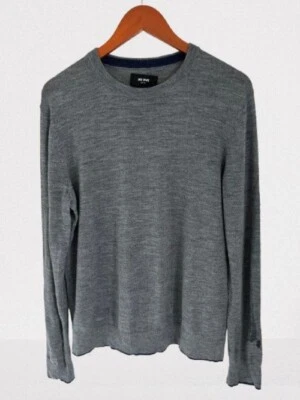 Jack Spade 100% Wool Crewneck Gray Knitted Pullover Sweater Size Med - Image 1 of 4
