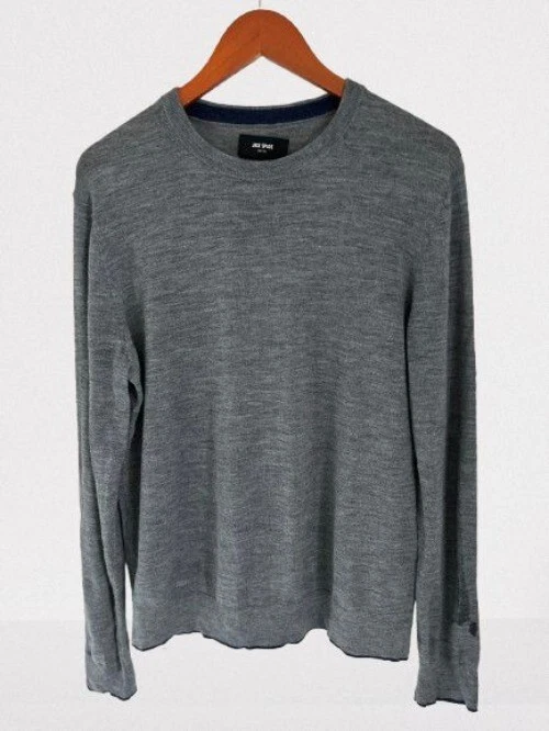 Jack Spade 100% Wool Crewneck Gray Knitted Pullover Sweater Size Med - Image 1 of 4