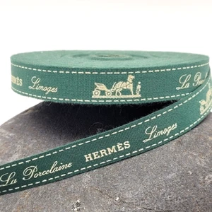 Authentische Hermes Paris seltene grüne Band Designer Spule Lot Geschenkverpackung Luxus - Bild 1 von 6