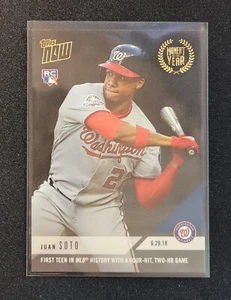 Juan Soto 2018 Topps Now Moment of the Year MOY RC -Pick Your Cards - Picture 1 of 4