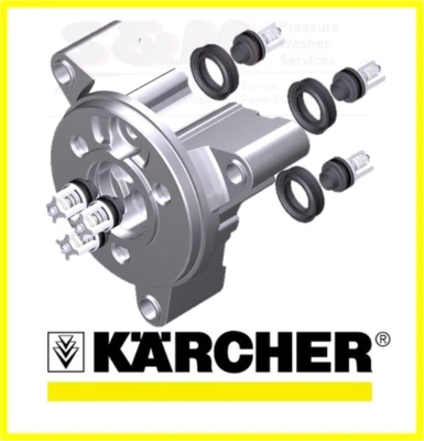 Genuine Karcher Cylinder Head 90025250 / 5550004 For K7 9.002-525.0 / 5.550-004 - Image 1 of 2