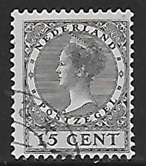 Netherlands stamps 1926 NVPH 137P Plate Error: dot on breast CANC VF - Image 1 of 1